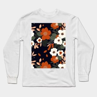 Hawaiian Blossom: Custom Floral Patterns Long Sleeve T-Shirt